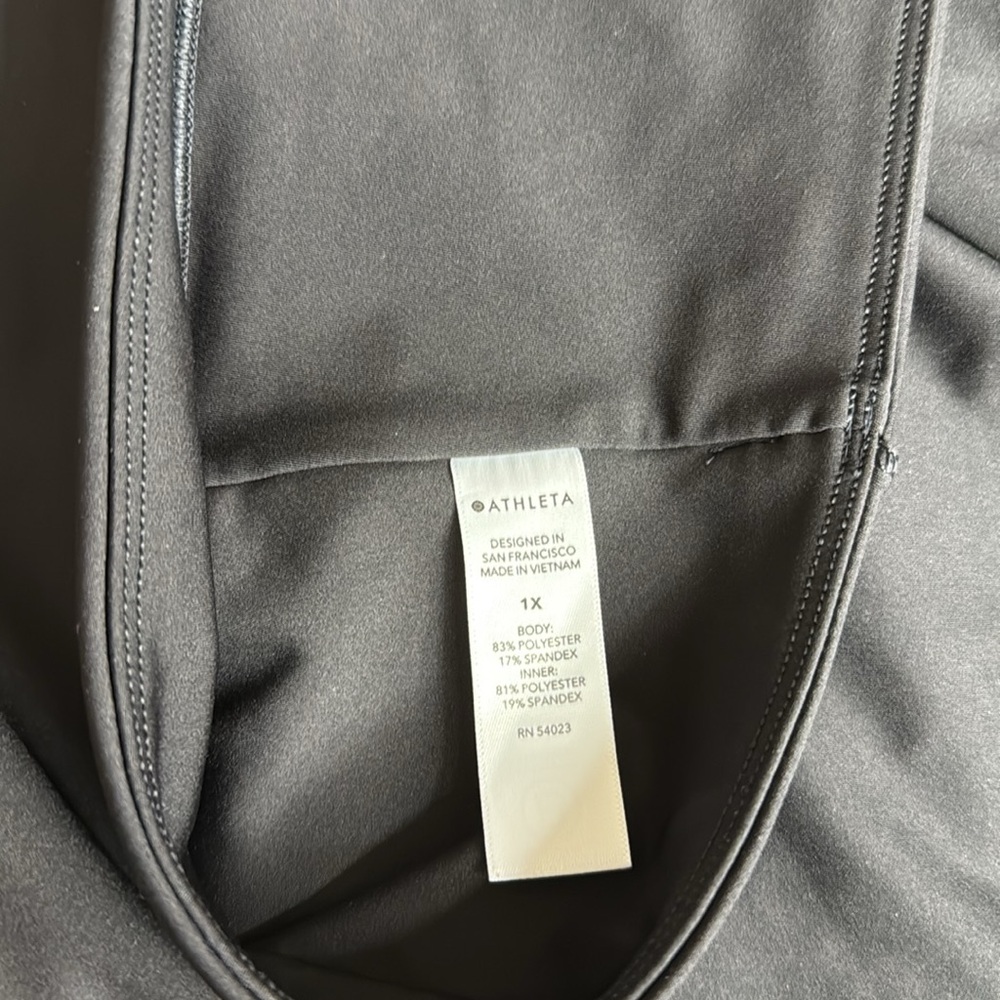 ATHLETA Black Plus Size Ace Tennis 13.5” Skort 1X - Picture 10 of 10